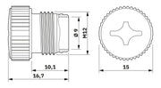 Phoenix Contact M12 Screw Cap for Female