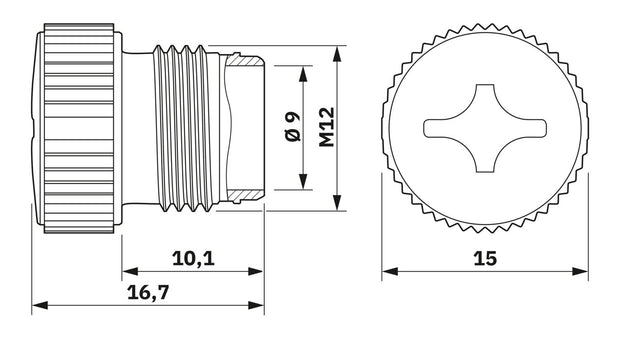 Phoenix Contact M12 Screw Cap for Female